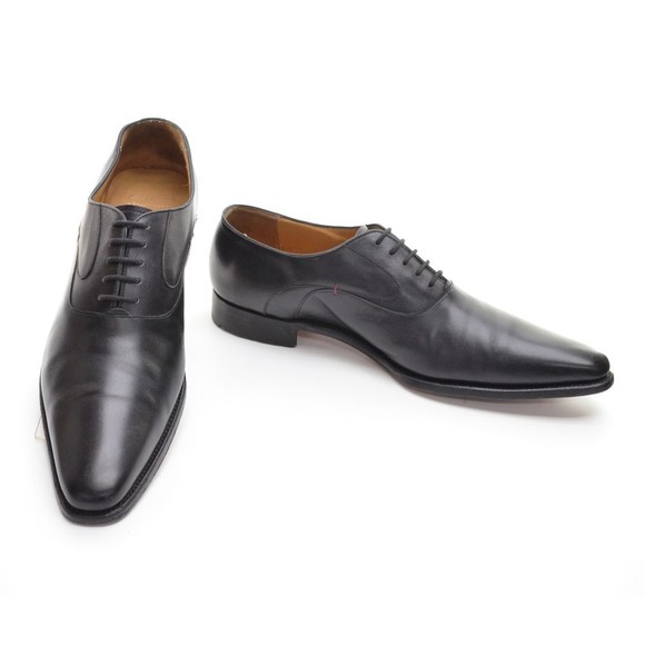 Men Louis Boston Black Chisel Toe Derby Oxfords 11 D main image 6